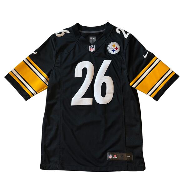 Pittsburg Steelers Levon Bell #26 Football Jersey Mens Size Small Black Nike - Picture 1 of 8